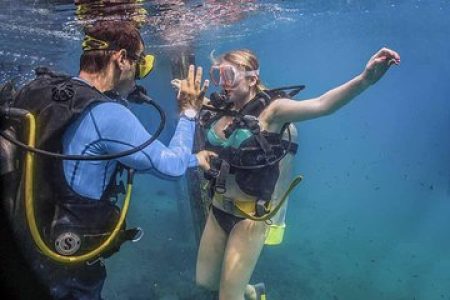 Diving at Tiran Island