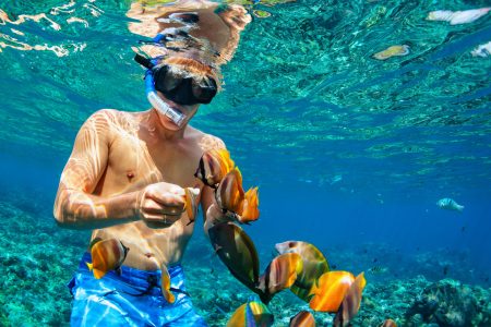 Snorkeling in Marsa Mubarak and explore the underwater world